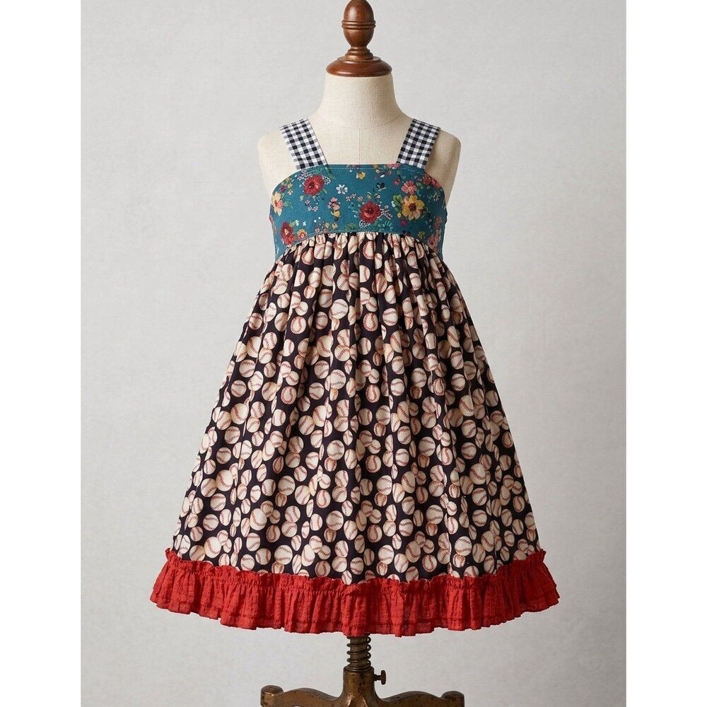 Matilda Jane Platinum Limited Edition Baseball Dress Size 8